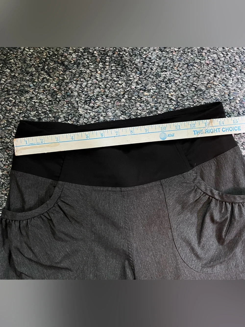 Prana Summit capris. Medium. Black & gray - Picture 3 of 10